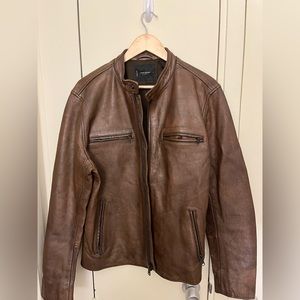 Lucky Brand Brown Leather Jacket